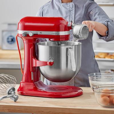 KitchenAid KSM8990ER 8 Qt. Bowl Lift Commercial Countertop Mixer — Empire Red, 120V, 1.3 HP