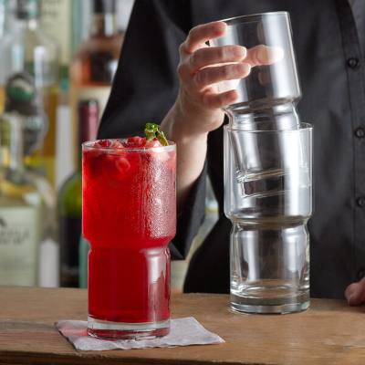 Libbey 12041 Newton 20 oz. Stackable Beverage / Cooler Glass