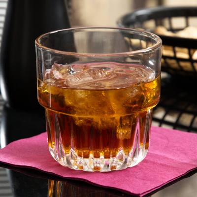 Libbey 15433 Everest 8 oz. Stackable Rocks / Old Fashioned Glass