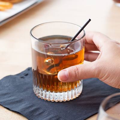Libbey 15626 8.5 oz. Rim Tempered Rocks / Old Fashioned Glass