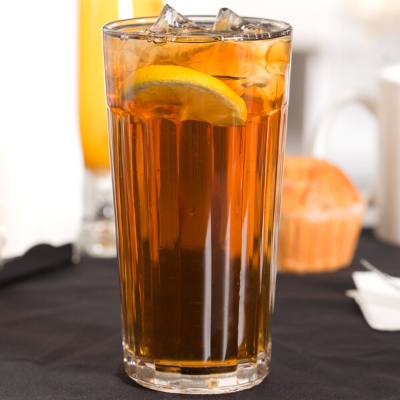 Libbey 15643 20 oz. Rim Tempered Paneled Cooler Glass