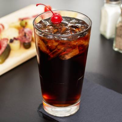 Libbey 15966 Optiva 16 oz. Stackable Cooler Glass -