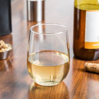 Libbey 221 17 oz. Stemless White Wine Glass