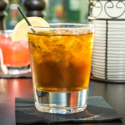 Libbey 2307 Geo 13.25 oz. Rocks / Double Old Fashioned Glass