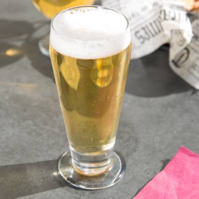 Libbey 3812 12 oz. Footed Pilsner Glass