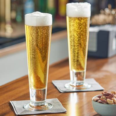 Libbey 3823 Catalina 14 oz. Tall Footed Pilsner Glass