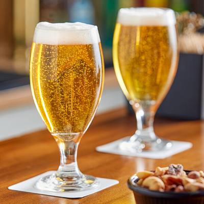 Libbey 3915 Teardrop 14.75 oz. Stemmed Pilsner Glass