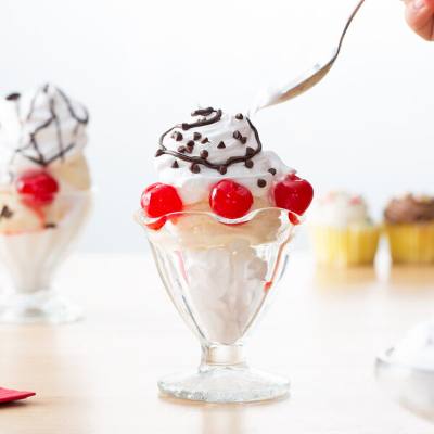 Libbey 5101 4.5 oz. Tulip Sundae Glass