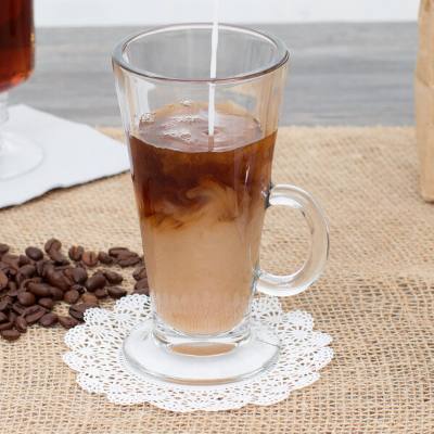 Libbey 5293 Catalina 8.5 oz. Irish Glass Coffee Mug