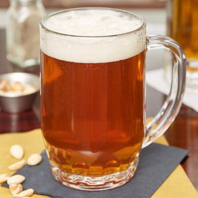 Libbey 5303 19.5 oz. Thumbprint Beer Mug