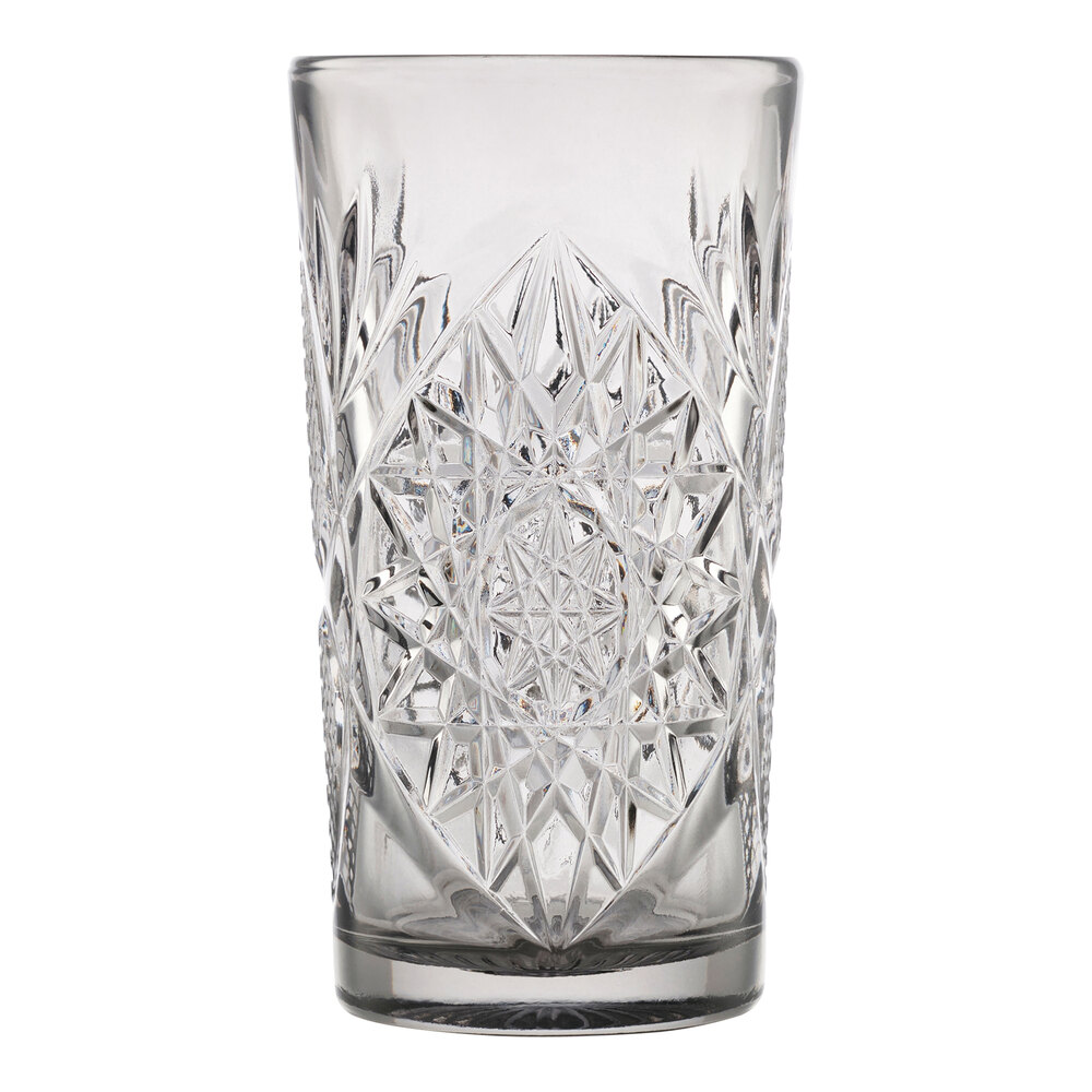 Libbey Hobstar 16 oz. Graphite Cooler Glass - 12/Case
