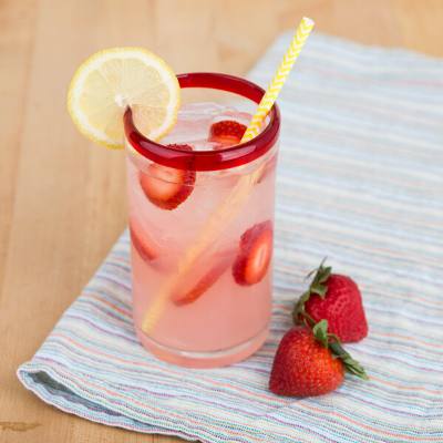 Libbey 92303R Aruba 16 oz. Cooler Glass with Red Rim