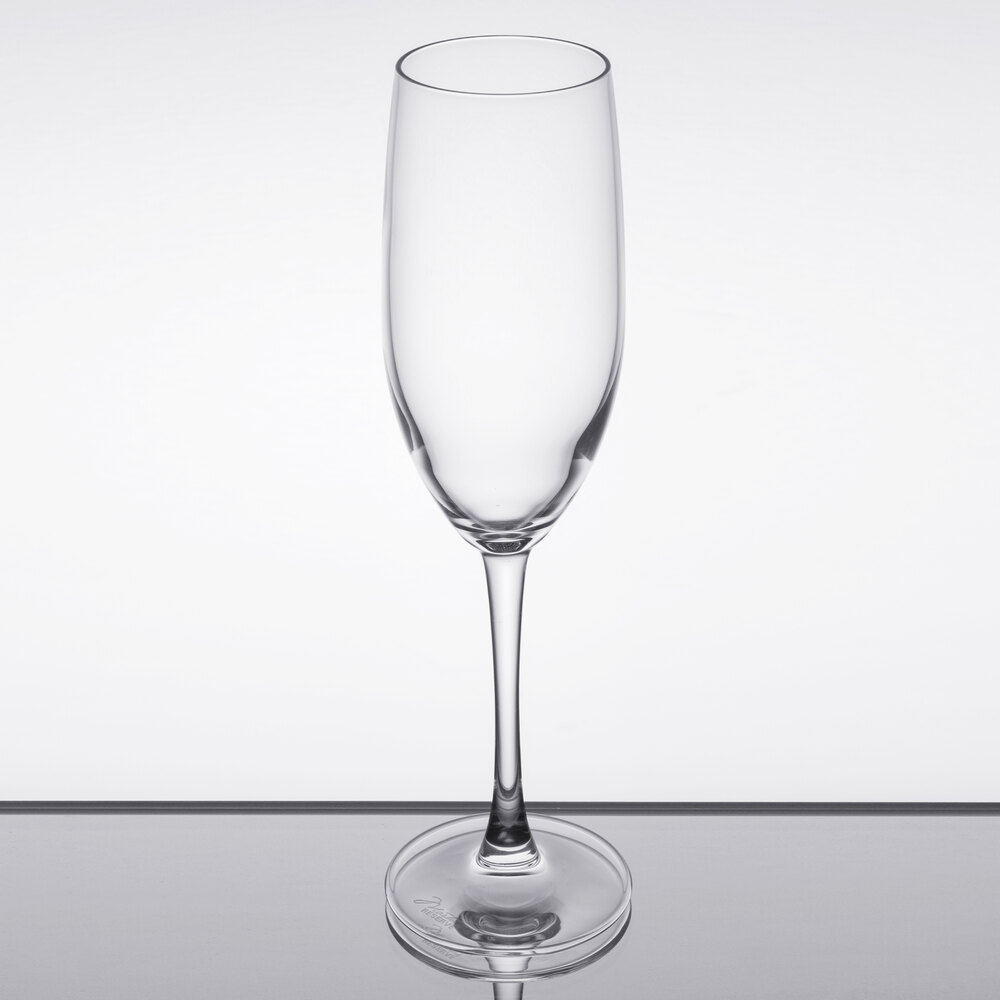Reserve by Libbey 9236 Contour 8 oz. Customizable Champagne Flute - 12/Case