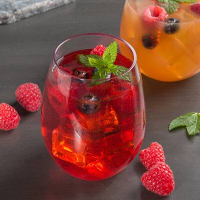 Libbey 92426 Infinium 15 oz. Tritan™ Plastic Stemless Wine Glass