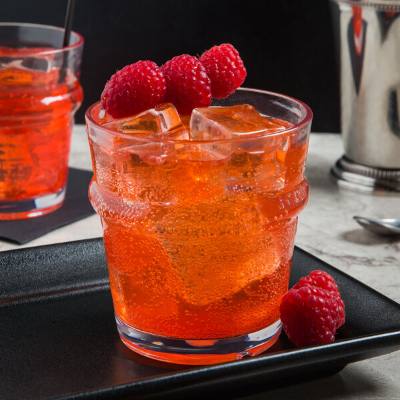 Libbey 92430 Infinium Wake 12 oz. Tritan™ Plastic Stackable Double Rocks / Old Fashioned Glass
