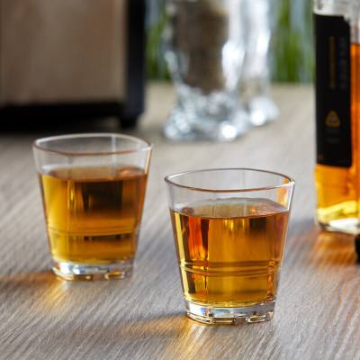 Libbey 92440 Infinium Torque 1.5 oz. Tritan™ Plastic Stackable Shot Glass
