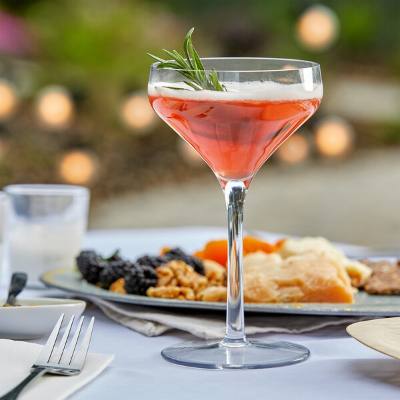 Libbey 92452 Infinium Prism 8 oz. Tritan™ Plastic Coupe Glass
