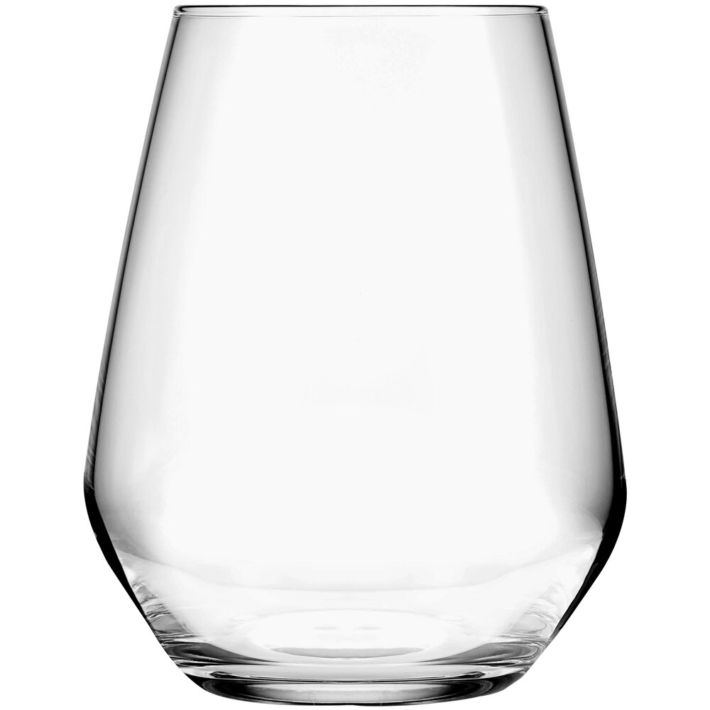 Reserve by Libbey Prism 18 oz. Customizable Stemless Wine Glass - 12/Case