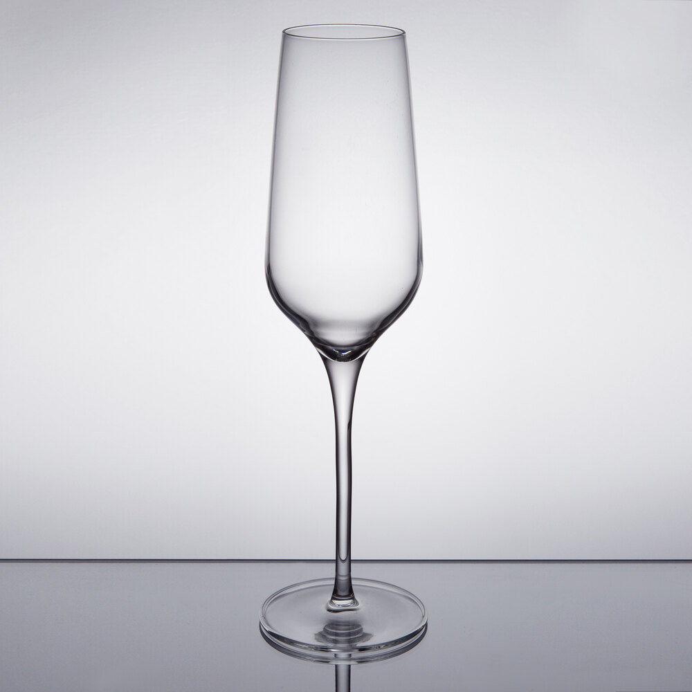 Reserve by Libbey Prism 8.25 oz. Customizable Champagne Flute - 12/Case