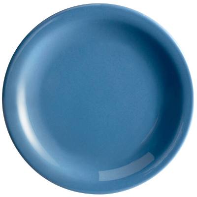 Libbey 903043909 Cantina 6 1/4" Blueberry Uncarved Porcelain Plate
