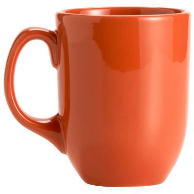 Libbey 903045904 Cantina 11 oz. Cayenne Uncarved Porcelain Mug