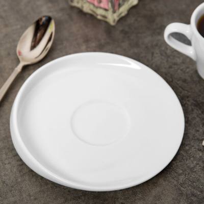 Libbey 905356123 Slenda Verve 6" Round Royal Rideau White Porcelain Saucer