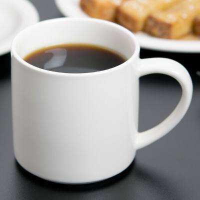 Libbey Slenda 12 oz. Royal Rideau White Stacking Porcelain Mug