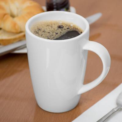 Libbey Slenda 12 oz. Royal Rideau White Porcelain Mug