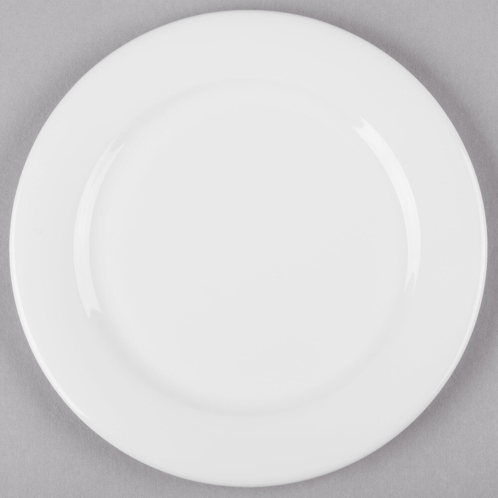 Reserve by Libbey 911190003 International 6 1/2" Bone China Round Dessert Plate - 36/Case