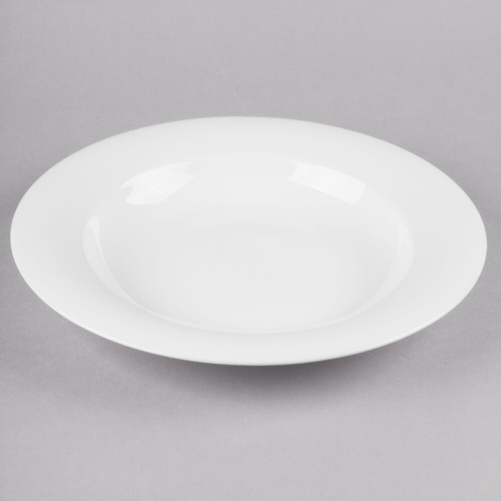 Reserve by Libbey 911190024 International 28 oz. Bone China Round Pasta Bowl - 6/Case