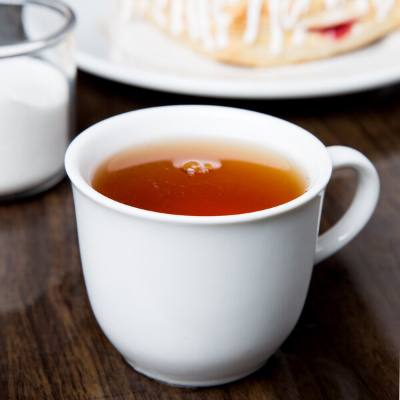 Libbey 911194015 Reflections 8 oz. Aluma White Porcelain Tea Cup