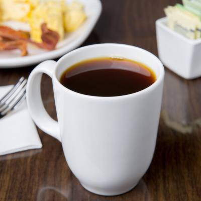 Libbey 911194024 Reflections 12.5 oz. Aluma White Porcelain Tall Mug