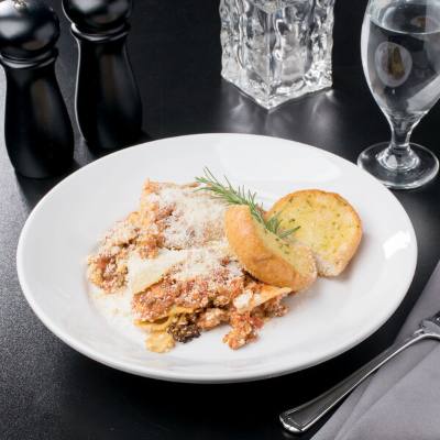 Libbey 911194039 Reflections 53.5 oz. Aluma White Porcelain Harmony Pasta Bowl