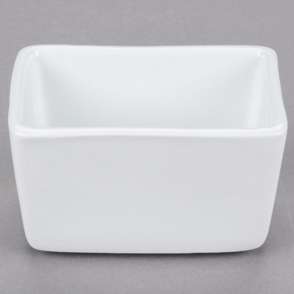 Libbey 911194504 Reflections 4 1/2" Aluma White Porcelain Sugar Caddy - 36/Case