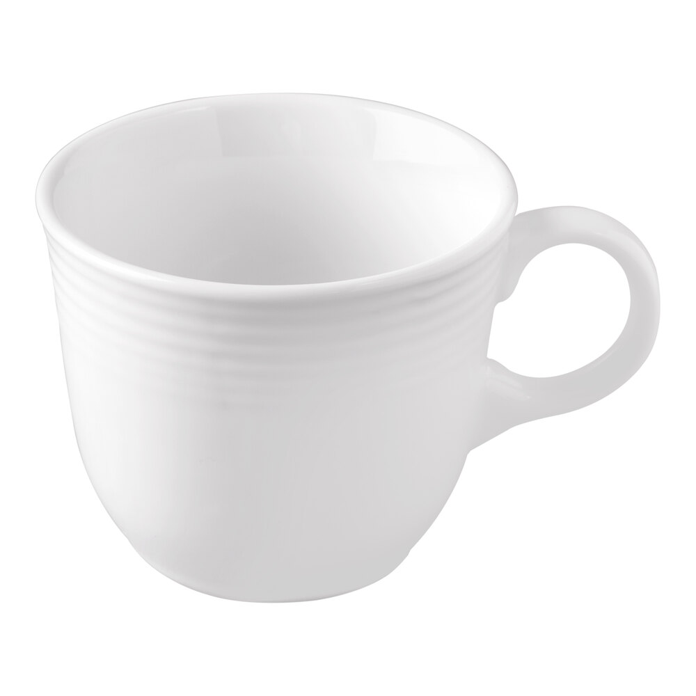 Reserve by Libbey 911196015 Repetition 8 oz. Aluma White Porcelain Tea Cup - 36/Case
