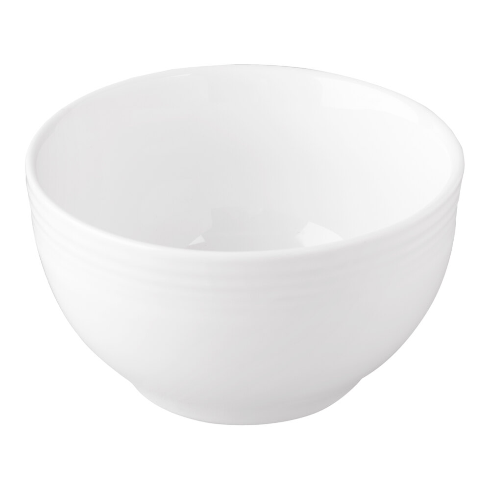 Reserve by Libbey 911196018 Repetition 9 oz. Aluma White Porcelain Bouillon Cup - 36/Case