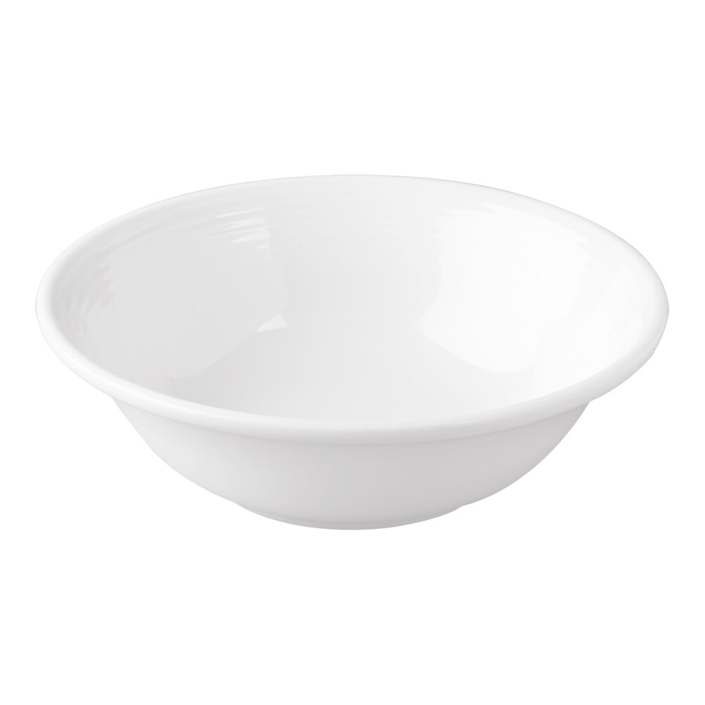Reserve by Libbey 911196027 Repetition 16.5 oz. Aluma White Porcelain Grapefruit Bowl - 36/Case