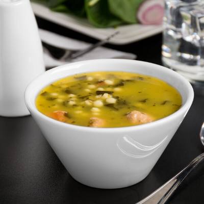 Libbey Slenda 7.75 oz. Royal Rideau White Porcelain Bouillon