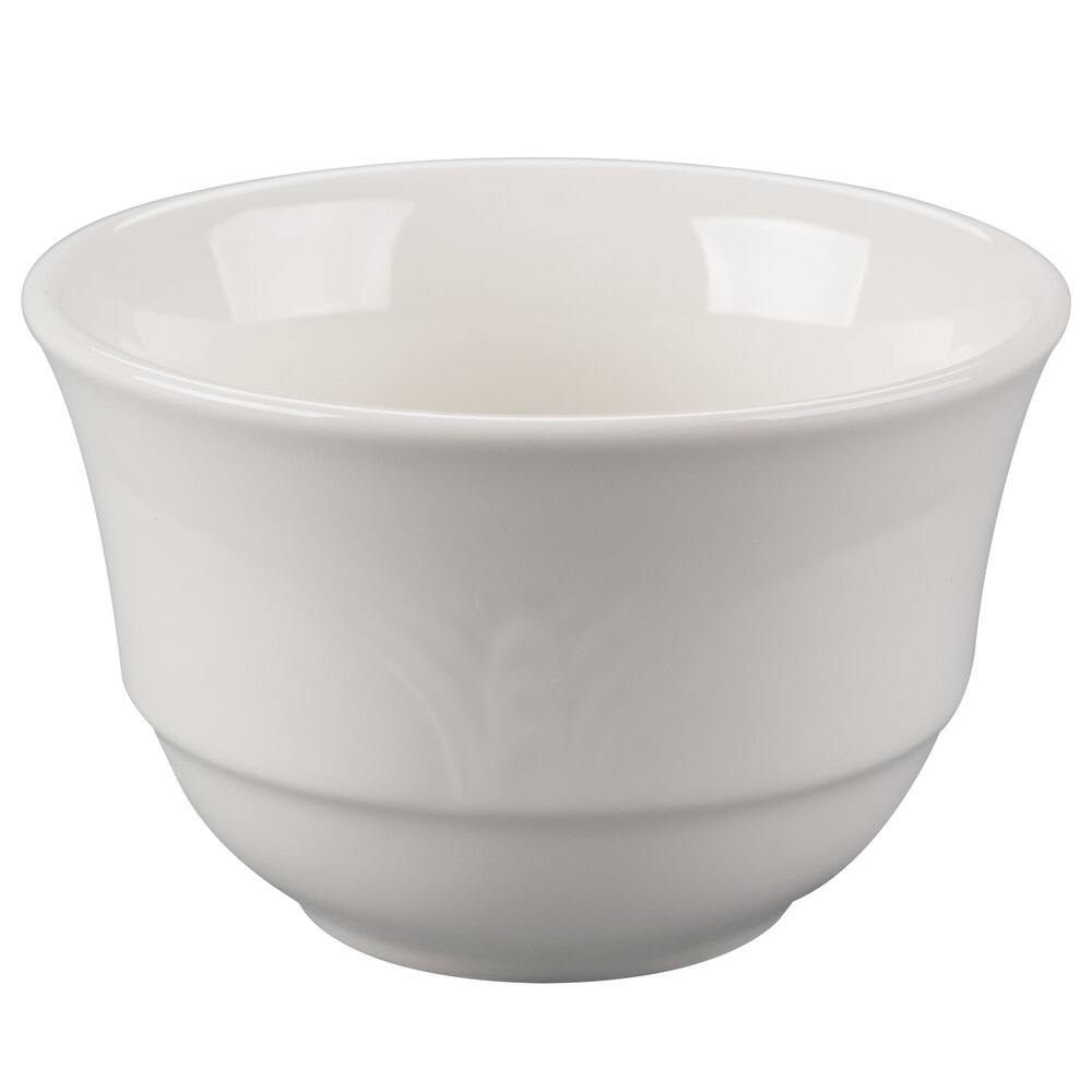 Reserve by Libbey 950041080 Cafe Royal 6.9 oz. Royal Rideau White Unhandled Porcelain Bouillon - 36/Case