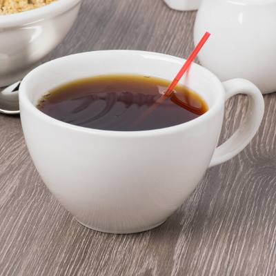 Libbey 950093152 Flint Alatta 14 oz. Ivory (American White) Porcelain Coffee Cup