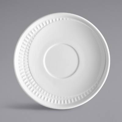 Libbey 968001012 Zipline 6" Royal Rideau White Porcelain Saucer