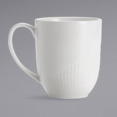 Libbey 968001572 Zipline 12 oz. Royal Rideau White Porcelain Mug