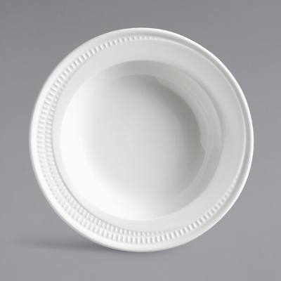 Libbey 968001740 Zipline 14 oz. Royal Rideau White Wide Rim Soup Bowl