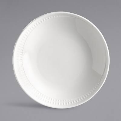 Libbey 968001785 Zipline 11" Royal Rideau White Deep Coupe Plate