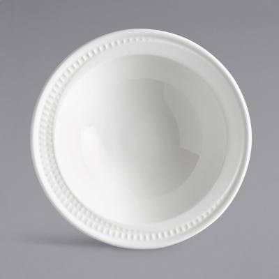 Libbey 968001882 Zipline 7.5 oz. Royal Rideau White Porcelain Grapefruit Bowl