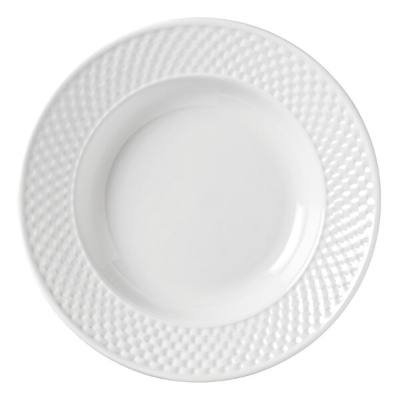 Libbey 999013740 EOS Constellation 9 1/4" Lunar Bright White Rim Deep Porcelain Soup Bowl