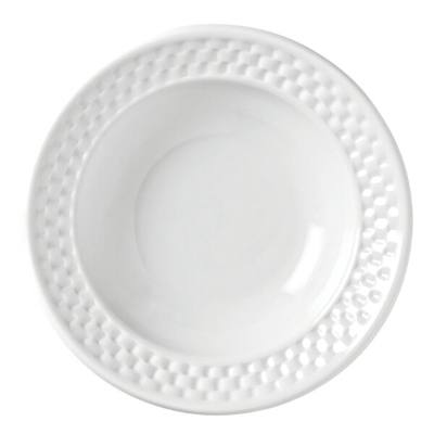 Libbey 999013892 EOS Constellation 3.5 oz. Lunar Bright White Porcelain Fruit Bowl