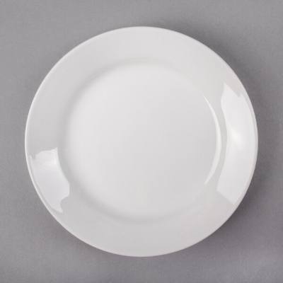 Libbey 999023118 Rigel Constellation 6 3/8" Round Lunar Bright White Porcelain Plate