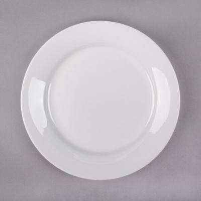 Libbey 999023155 Rigel Constellation 11" Round Lunar Bright White Porcelain Plate