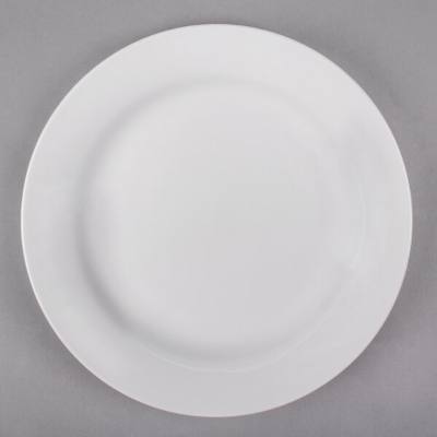 Libbey 999023162 Rigel Constellation 11 7/8" Round Lunar Bright White Porcelain Plate